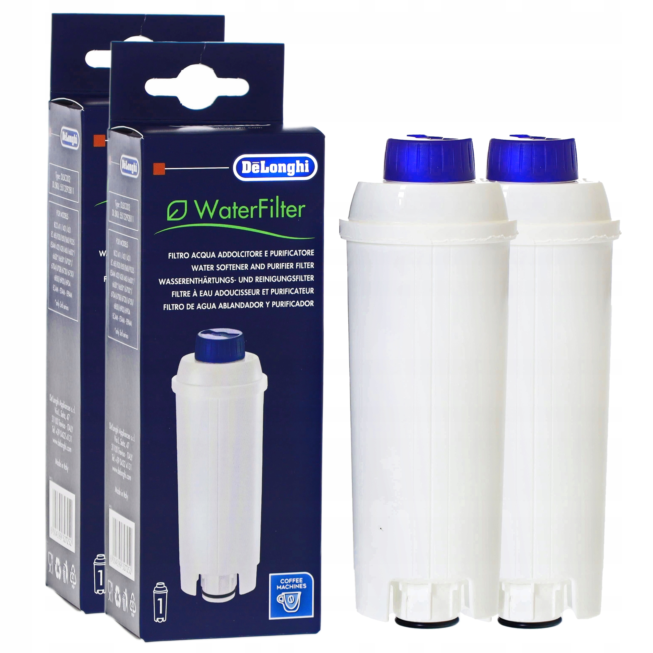 

2x Filtr Wody Do Ekspresu DeLonghi SER3017 DLSC002