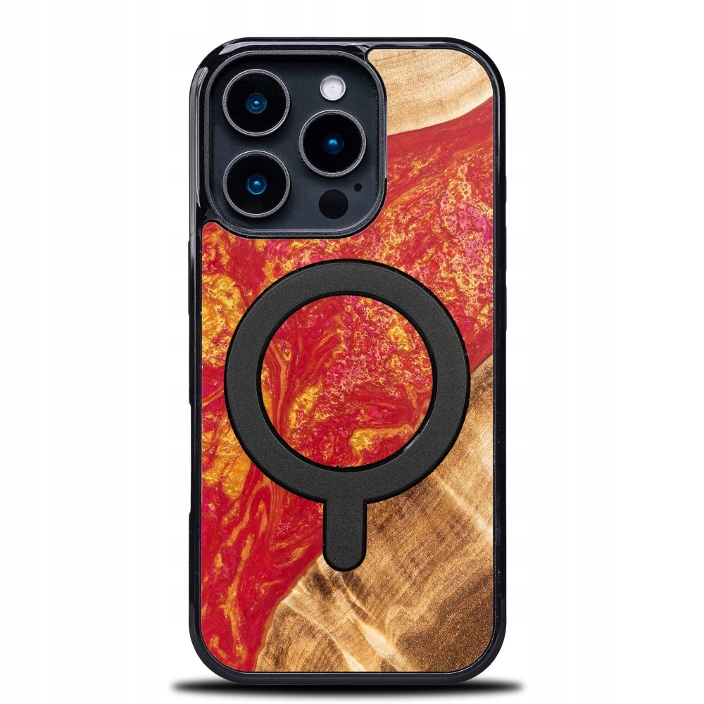 Pouzdro Bewood Unique pro iPhone 16 Pro Neons Paris s MagSafe