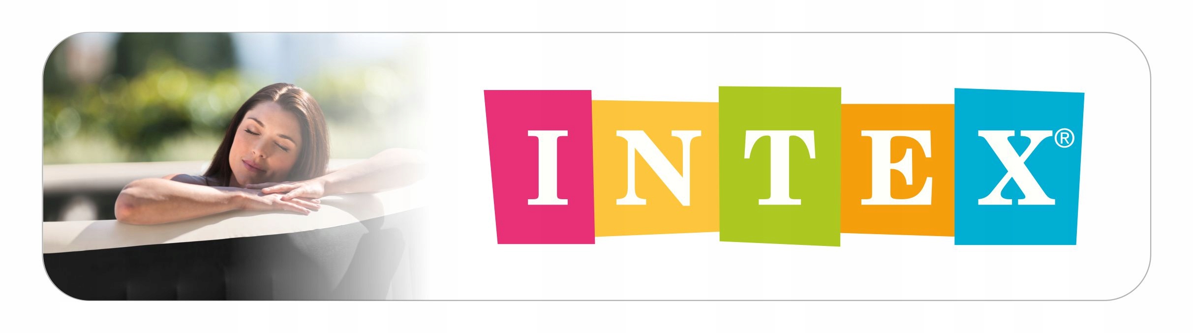 Dmuchany fotel materac z oparciem 137x122 cm INTEX 58889 BIAŁY Marka Intex