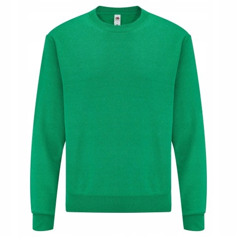 Pánská mikina Set-In Sweat Fruit of the Loom Retro Heather Green L