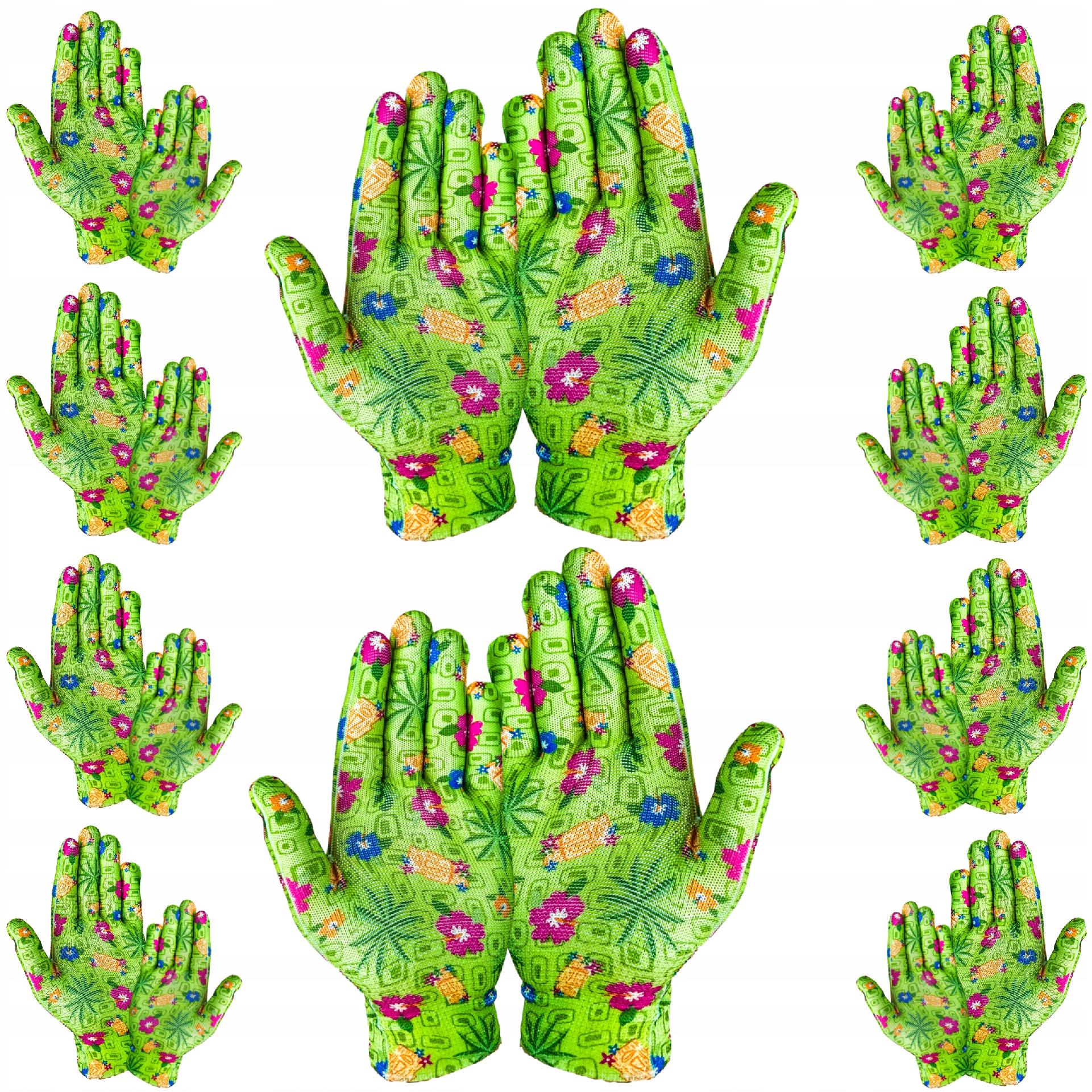 GARDEN GLOVES WOMEN'S PROTECTIVE GLOVES M Rozmiar M