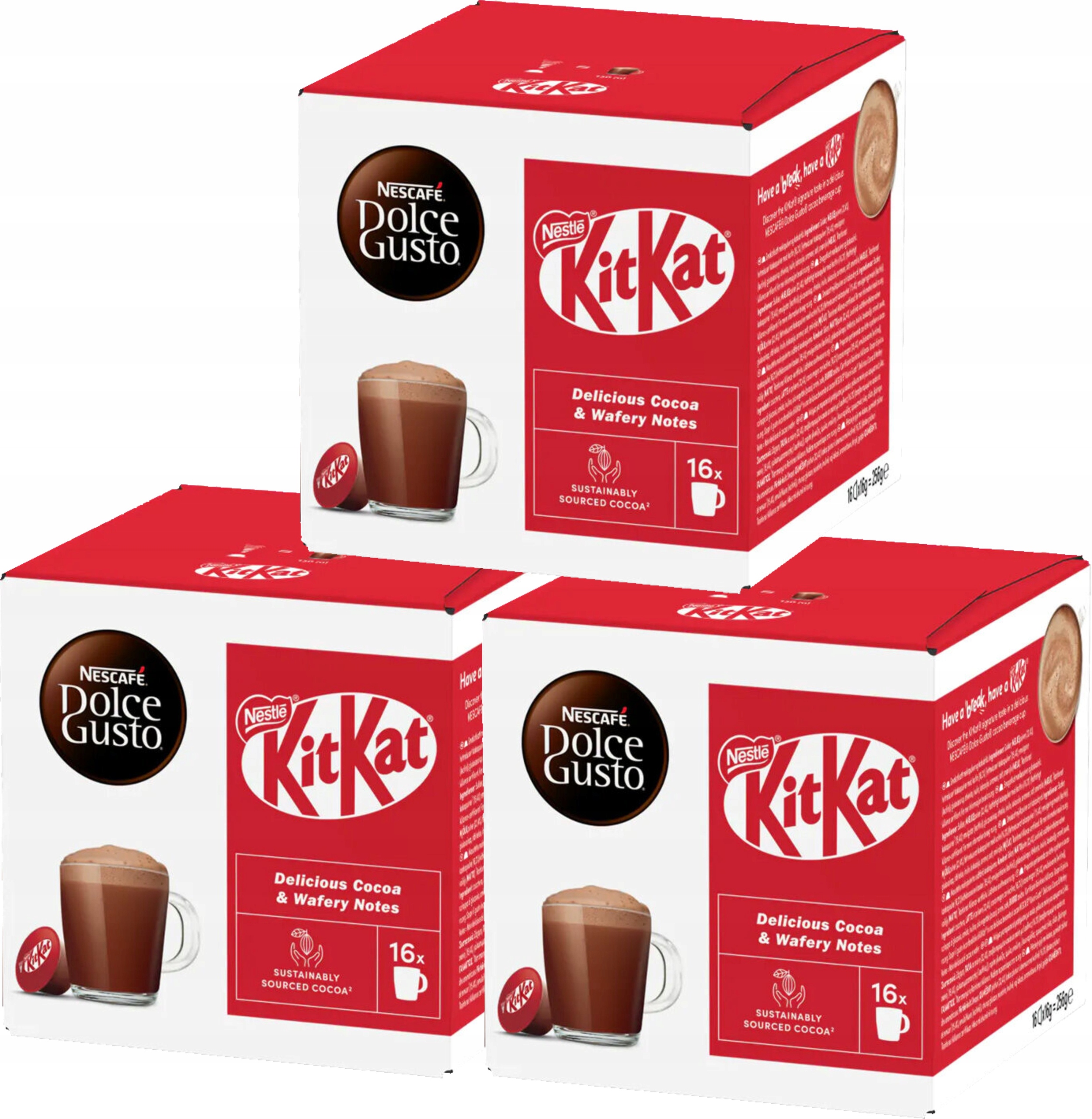 Levně Kapsle pro Dolce Gusto KitKat 3 x 16 kusů