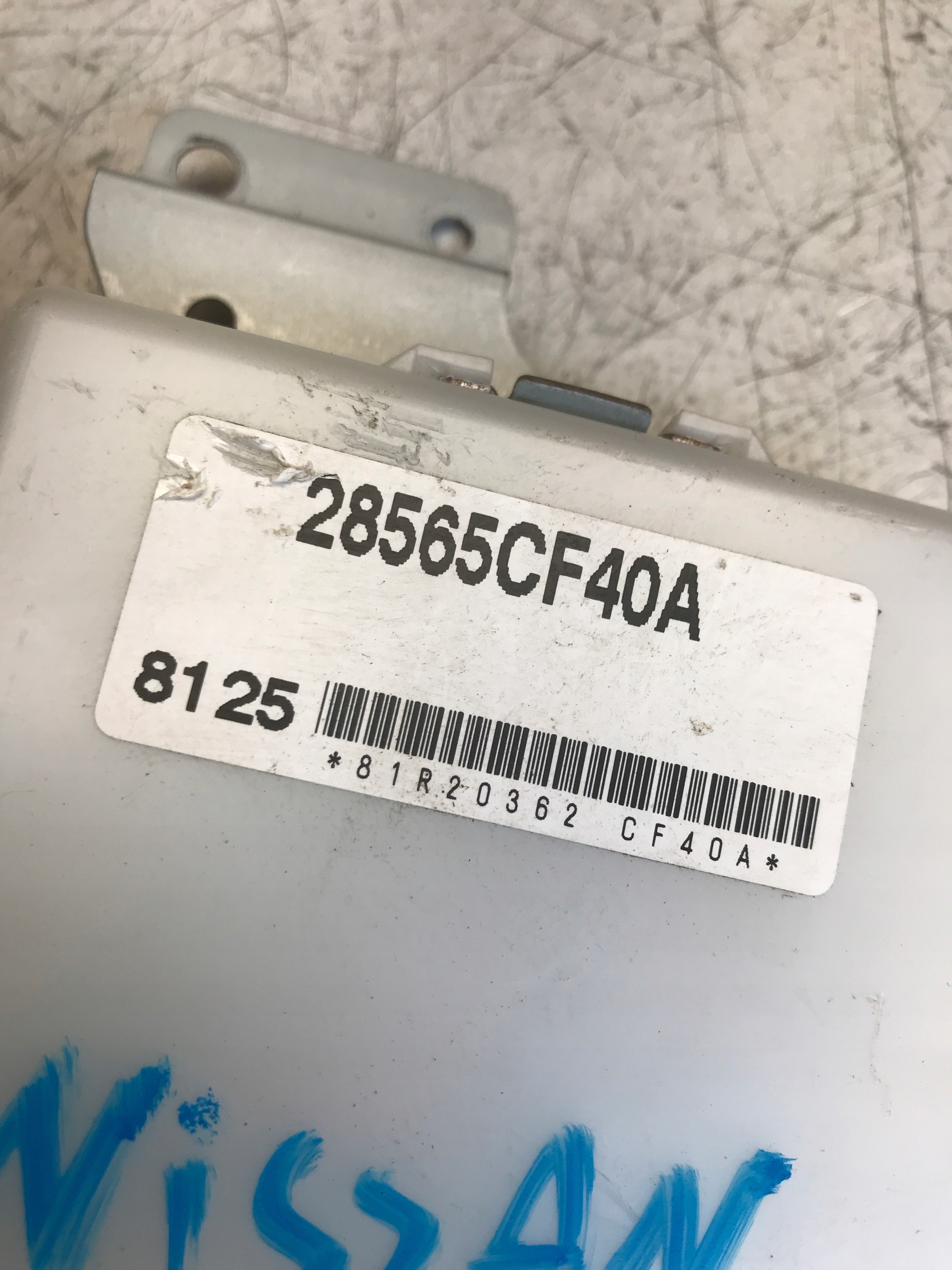module control unit NISSAN 28565-CF40A