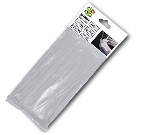 100 OPASKA ZACISKOWA TAŚMA KABLOWA TRYTKI 2,5X80