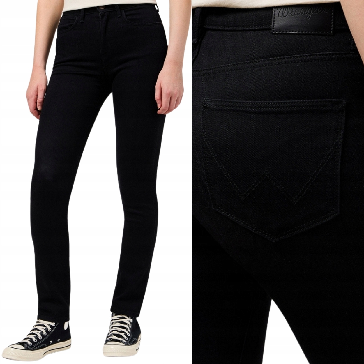Wrangler Slim Retro vysoké přiléhavé dámské džínové kalhoty W27 L32