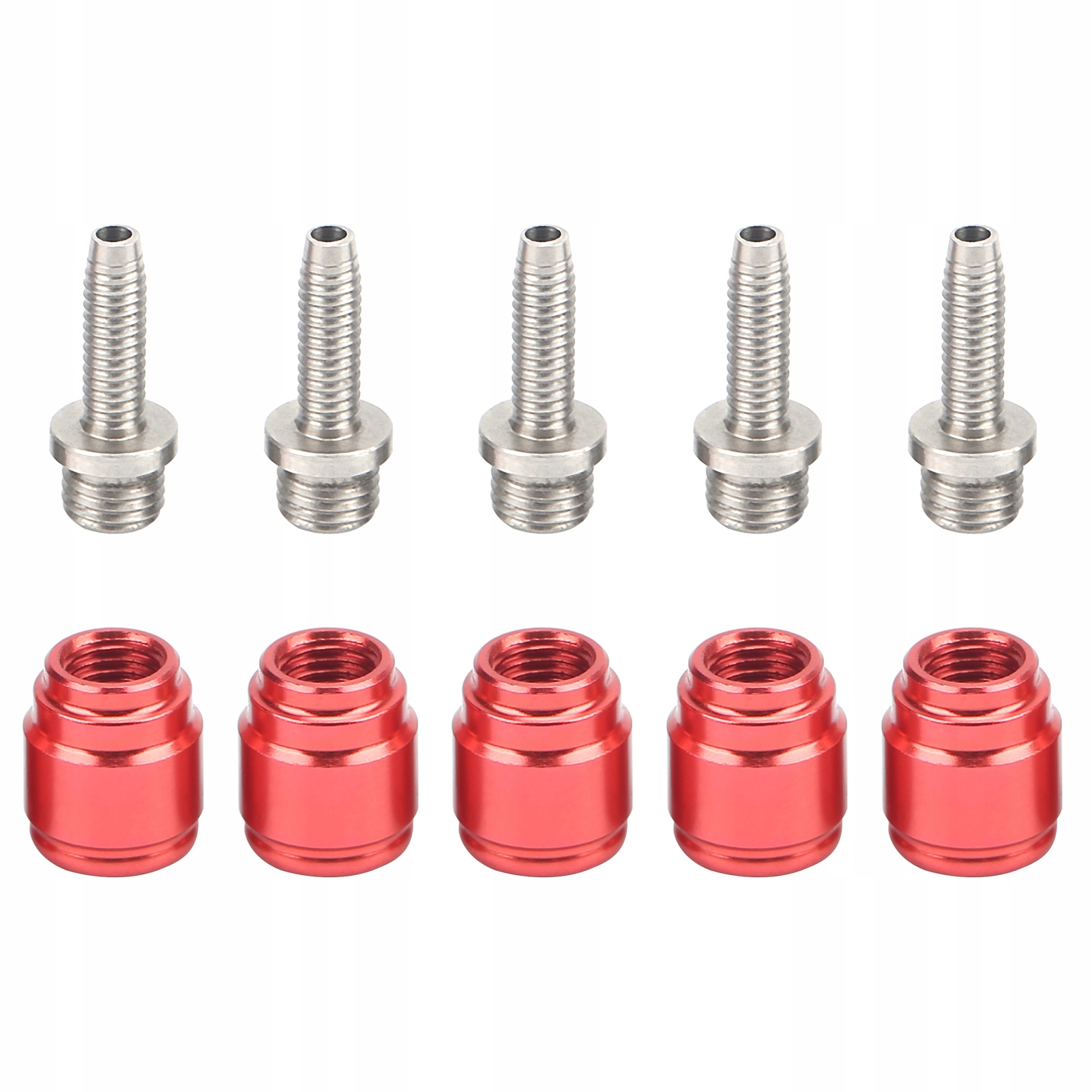 5x oliwka i końcówka przewodu ham. hydraulicznego Sram StlthamaJig Brake