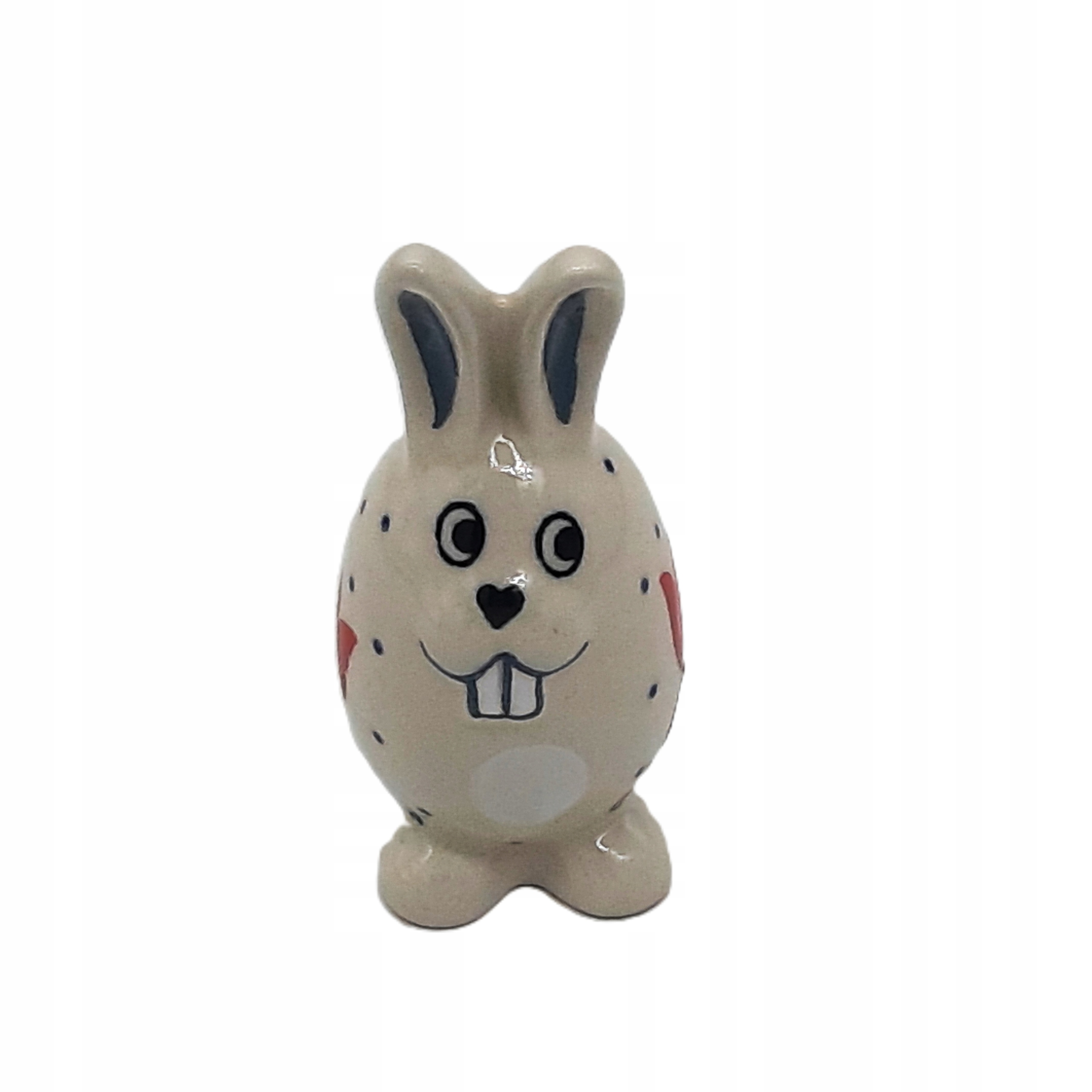 Solniczka, zajączek h: 10 cm, Ceramika Bolesławiec