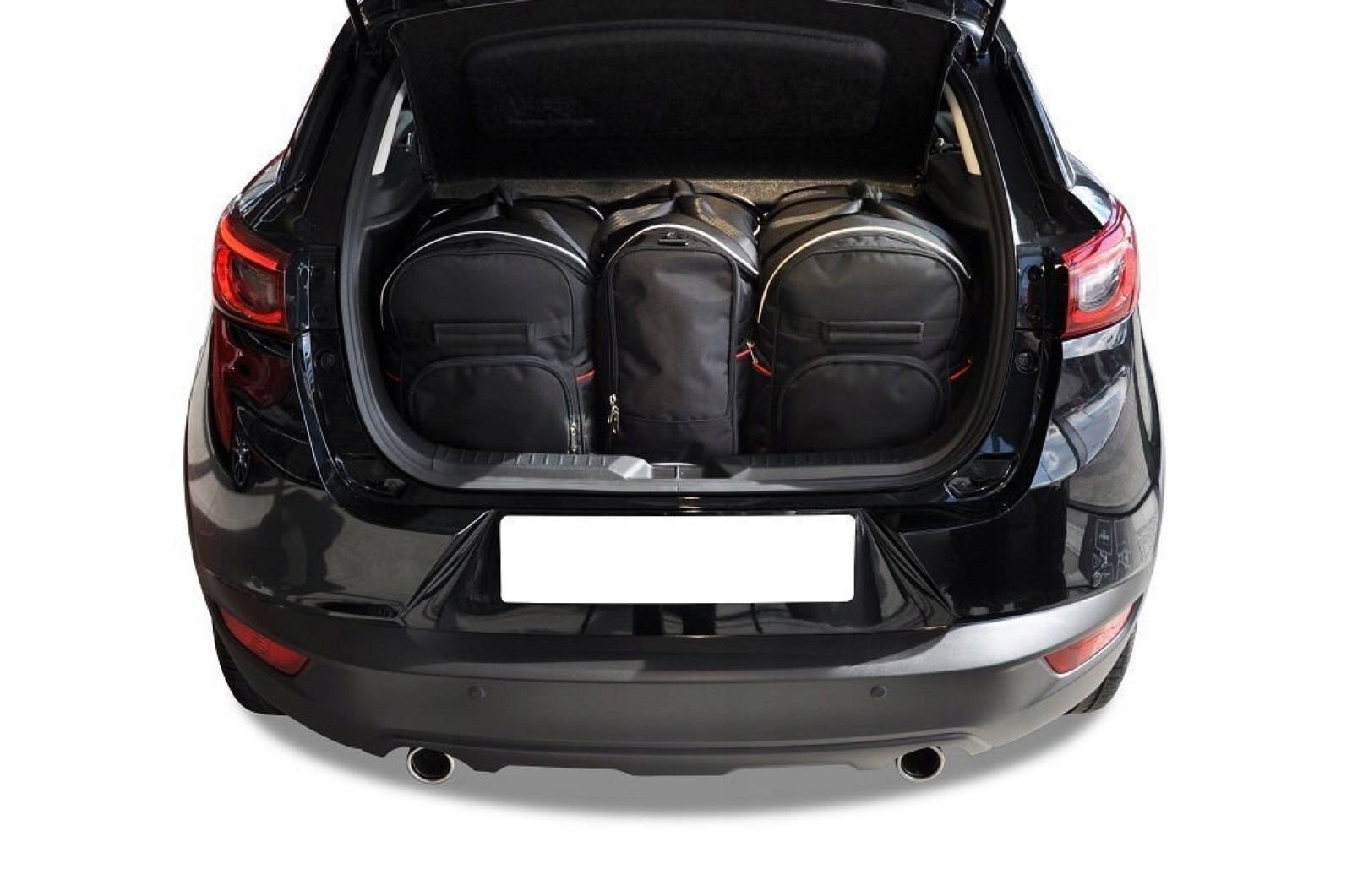 J&j Automotive Sada 3ks cestovných tašiek Sport pre Mazda CX-3 2015+
