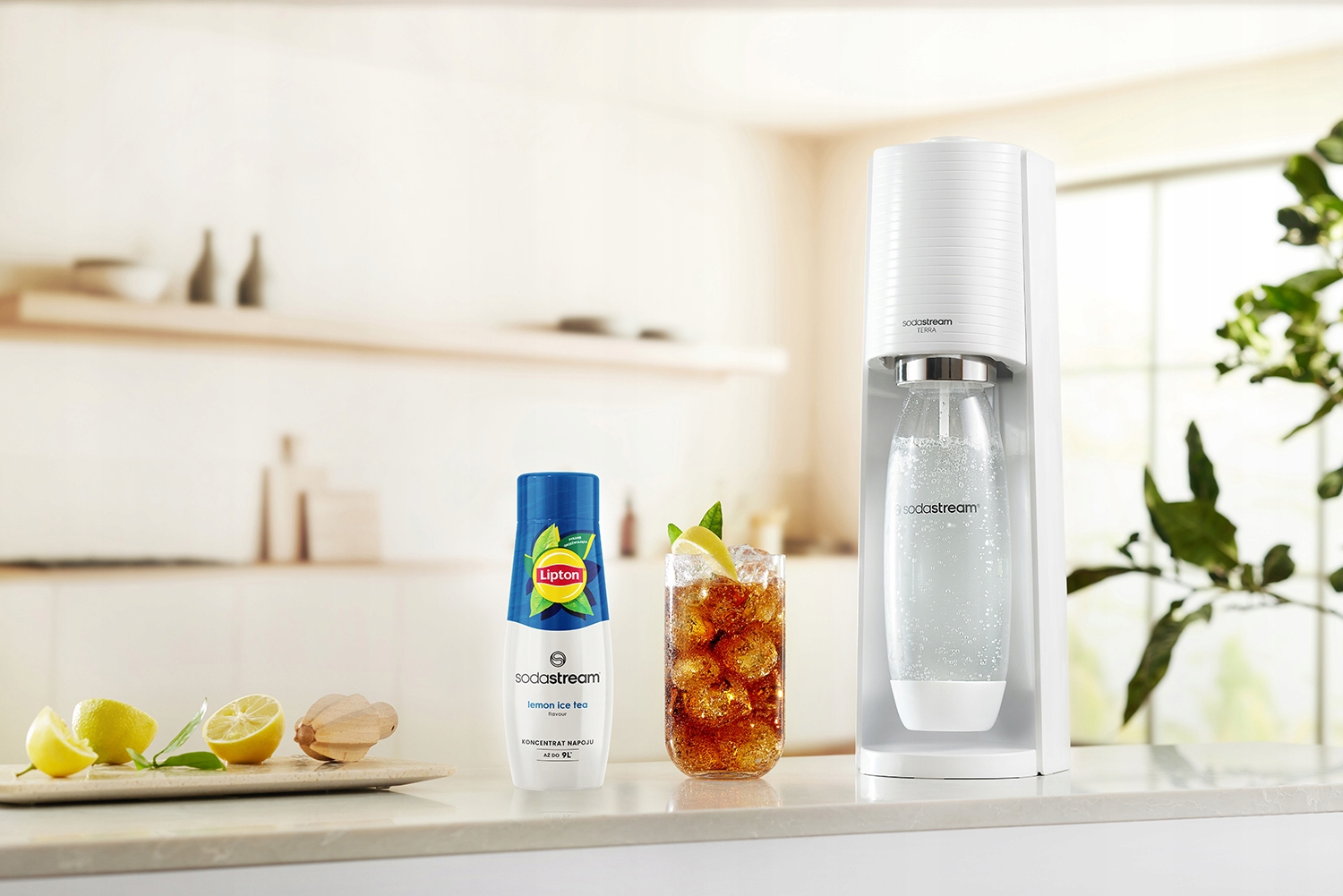 SYROP KONCENTRAT DO WODY SODASTREAM LIPTON ICE TEA LEMON GREEN TEA 2x 440ml Pojemność 440 ml