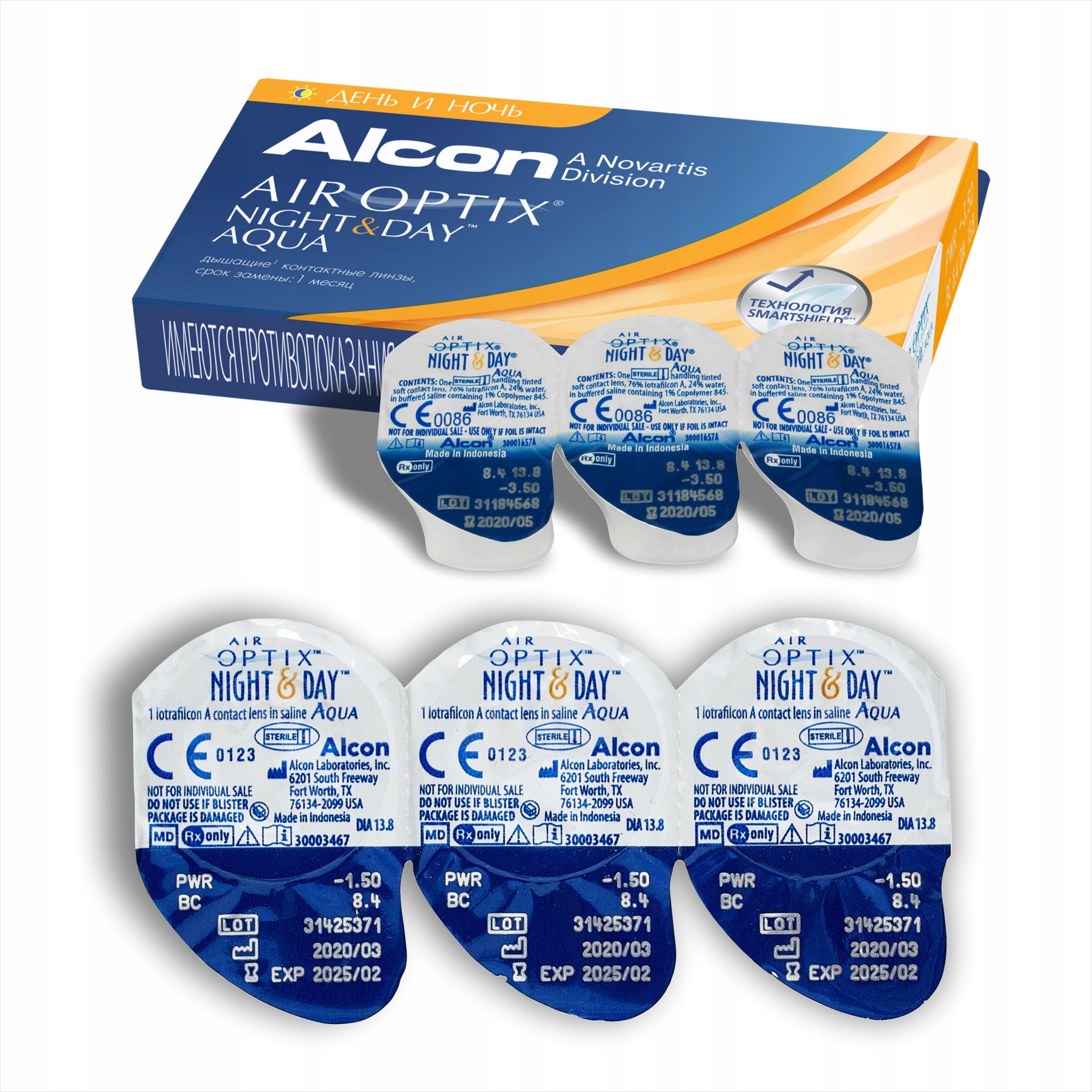

Air Optix Night&Day Aqua 6szt BC:8,4 moc -7,0