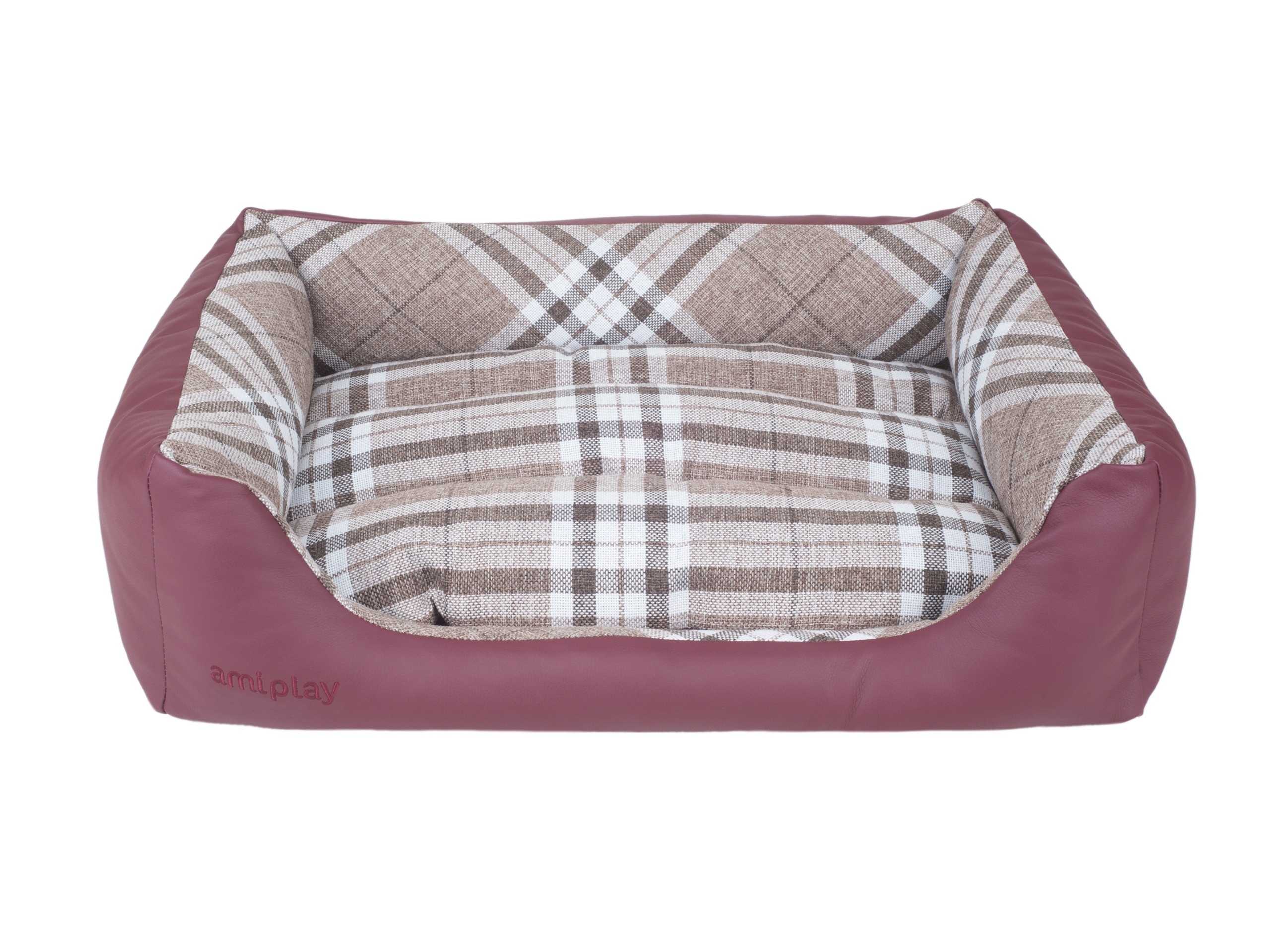 

amiplay Legowisko Sofa ZipClean 4in1 Kent Xs Bordo