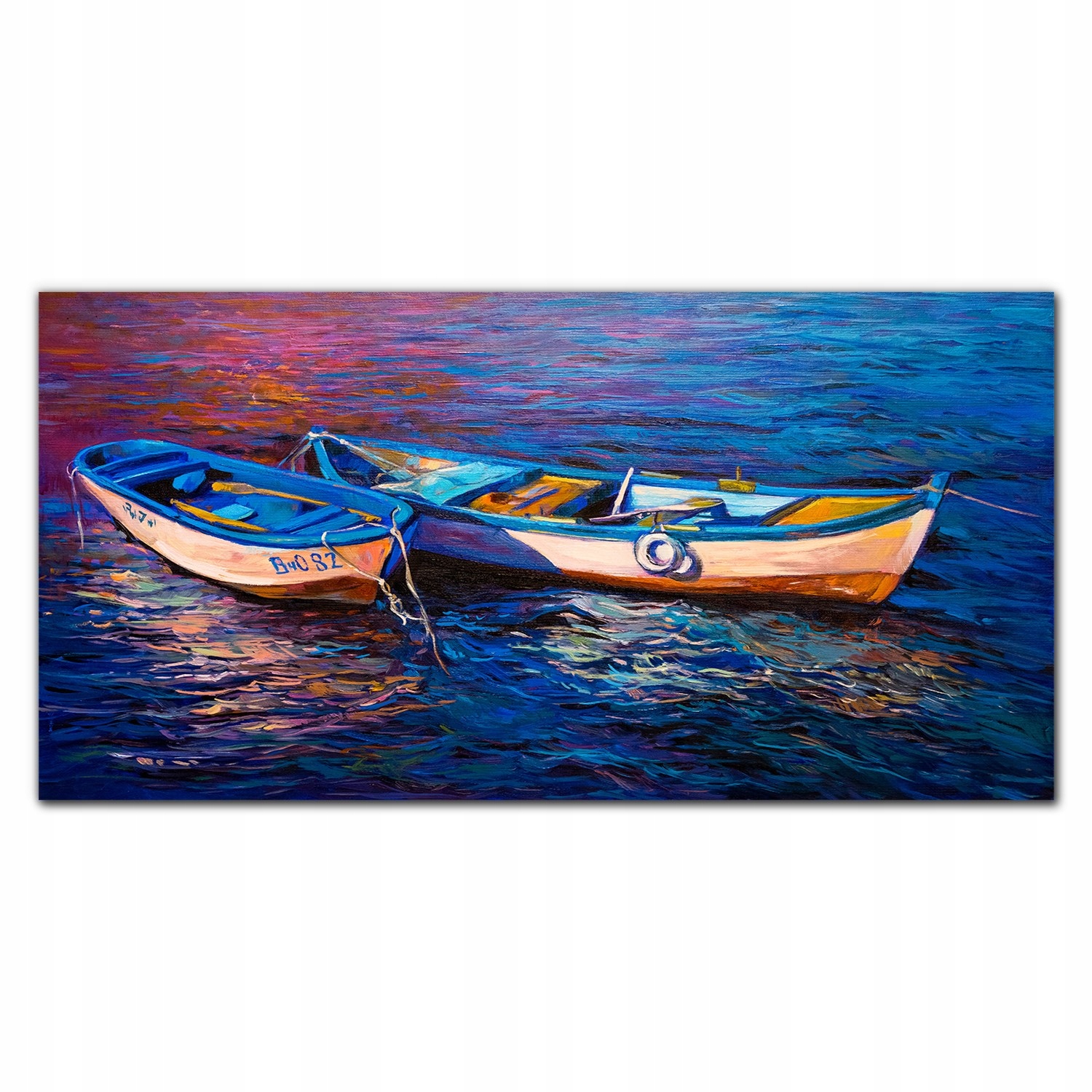 Obraz na plátne Loďky more voda vlny 140x70 cm