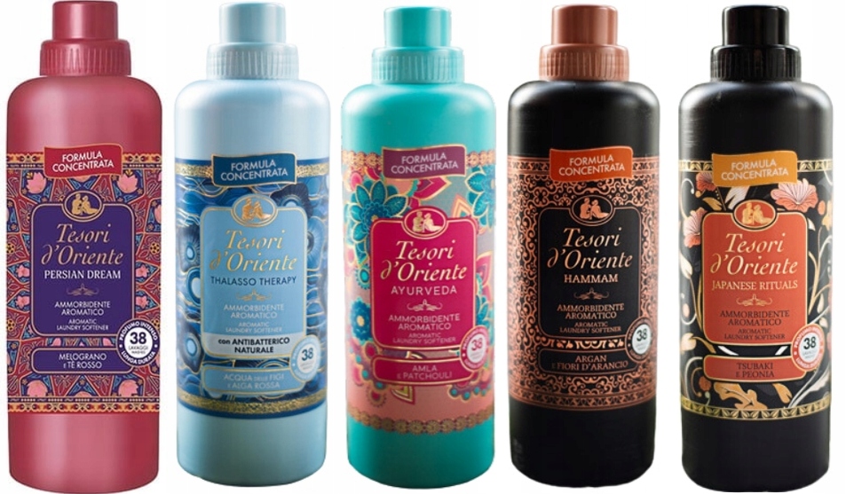 Levně Tesori d'Oriente Sada 5 italských tekutá aviváž 760 ml Ptahj