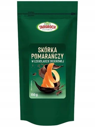 2xPomerančová kůra dezertní čokolády 150g Targroch – pomerančové