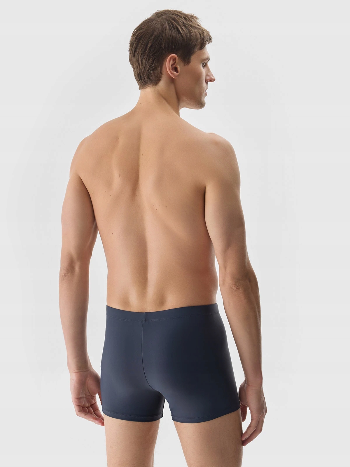 KĄPIELÓWKI 4F MĘSKIE NA BASEN PLAŻĘ SZORTY BOKSERKI SPORTOWE - SZARE r. L Kod producenta 4FWSS24USWTM027