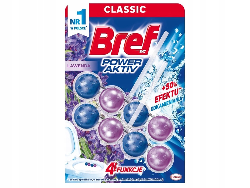 

Kostka do Wc Bref Power Aktiv Lawenda 2x50g