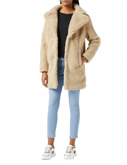 URBAN CLASSIC FUTRO DAMSKIE Z DŁUGIM RĘKAWEM I KIESZENIAMI