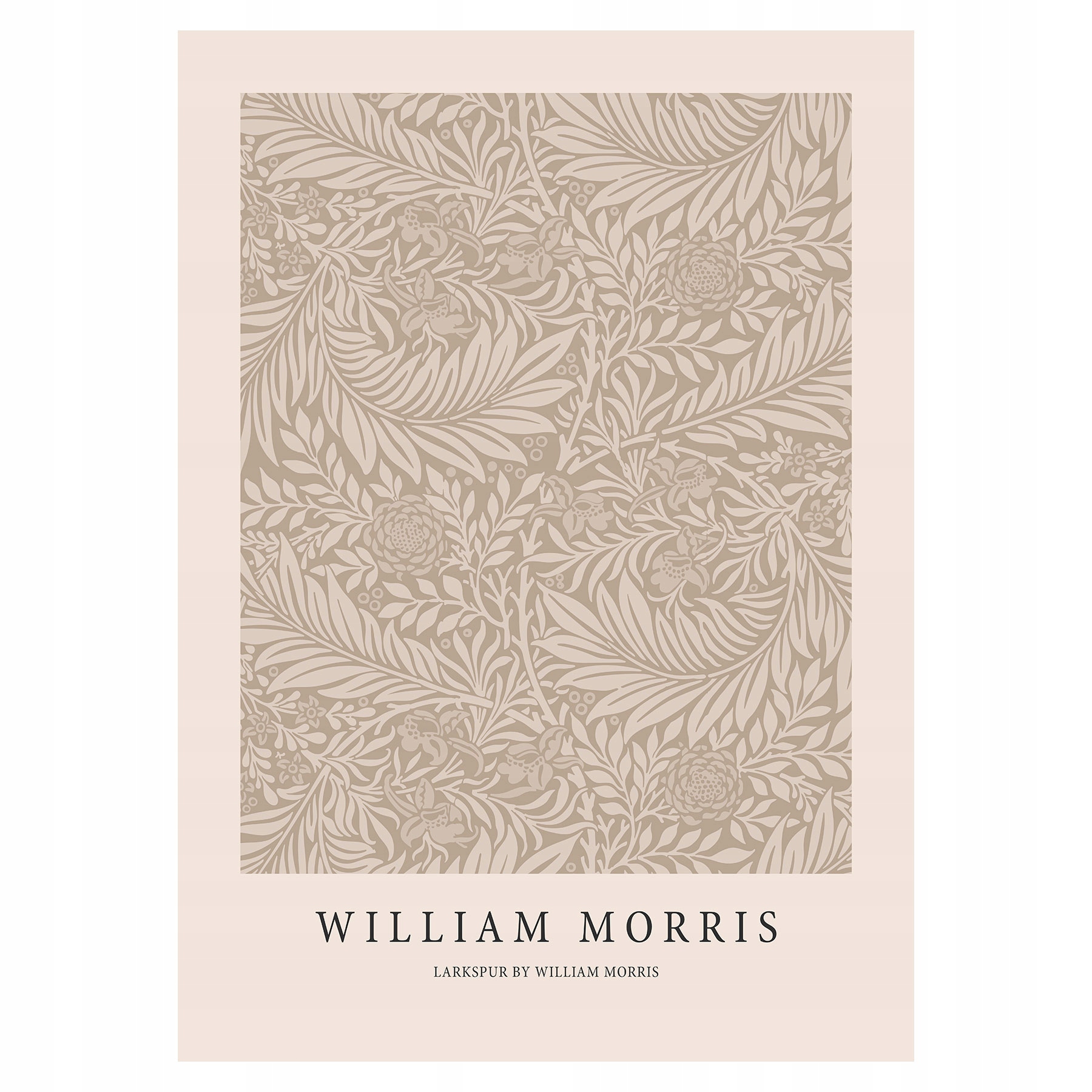 

Plakat 50x70 William Morris Larkspur Cappuccino