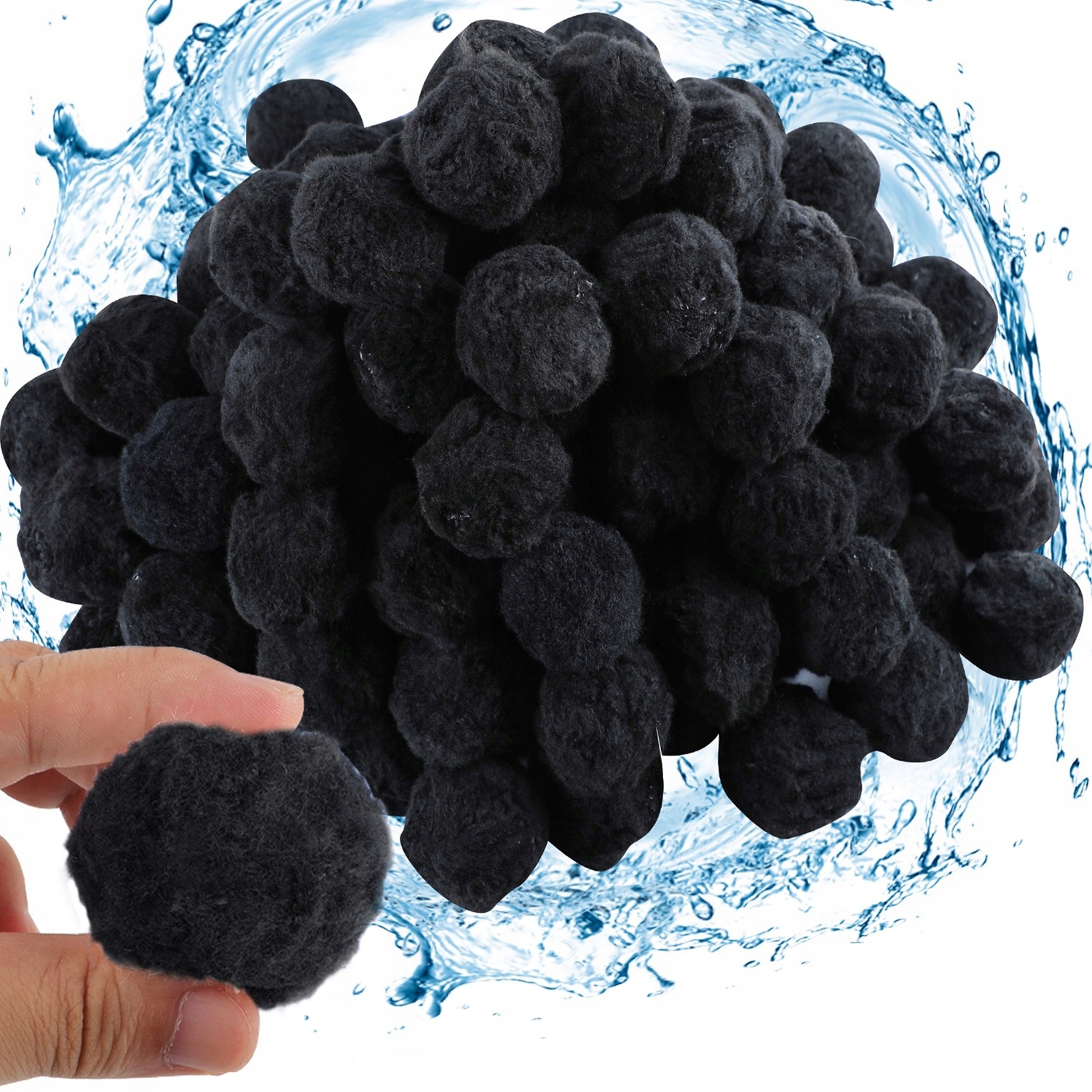 FILTER BALLS KULKI FILTRACYJNE FILTRUJĄCE DO BASENU POMP PIASKOWYCH 1400G