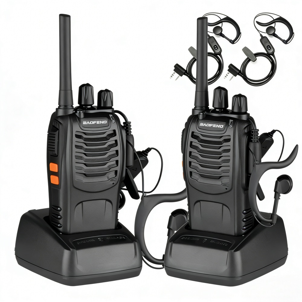 Krótkofalówki Walkie Talkie Baofeng x2 Duży Zasięg Radiotelefon Łoki Toki