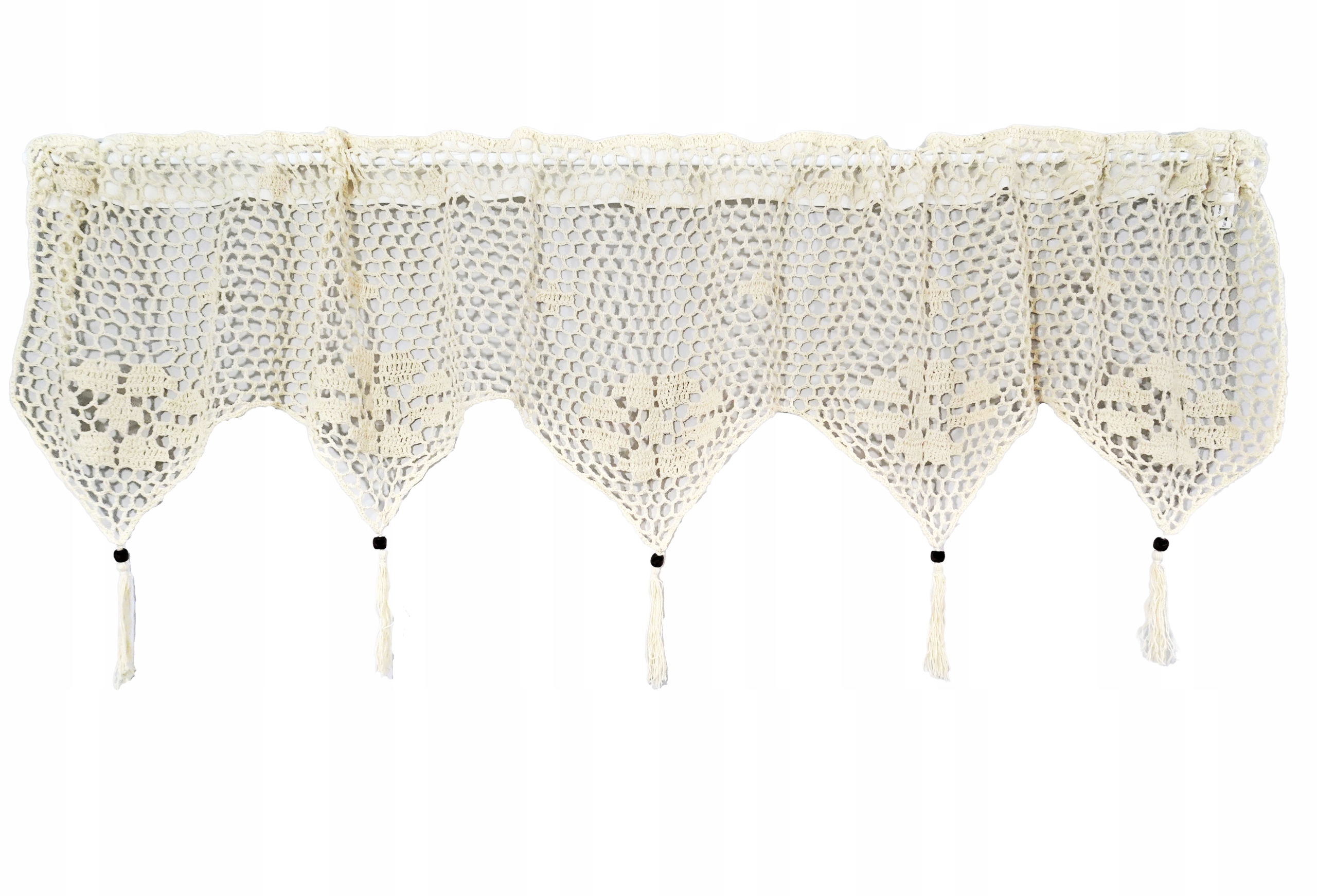 

Firana Boho szydełkowa 30x150 Ecru