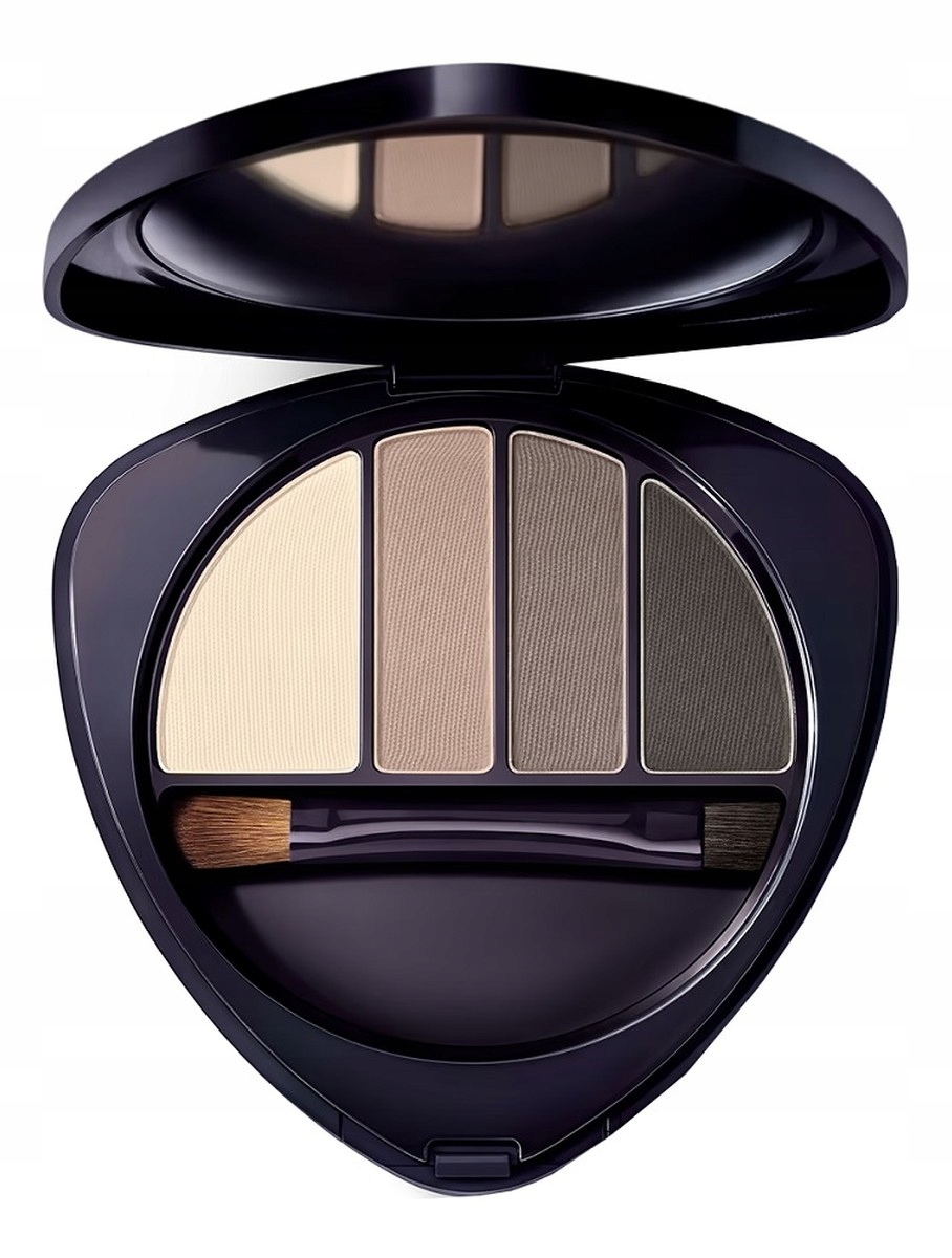 Dr. Hauschka Paletka na obočí a oční stíny 01 Stone 5,3 g