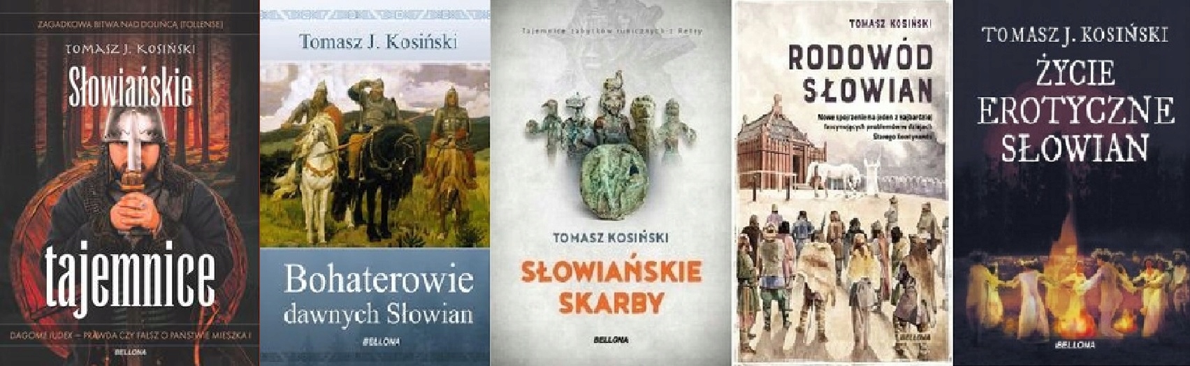 Słowiańskie tajemnice Kosiński pakiet 5 książek