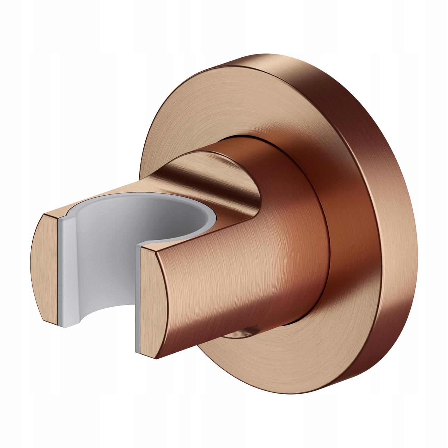 Bodový Držiak Na Slúchadlo Okrúhly, Brúsená Meď, Mosadz