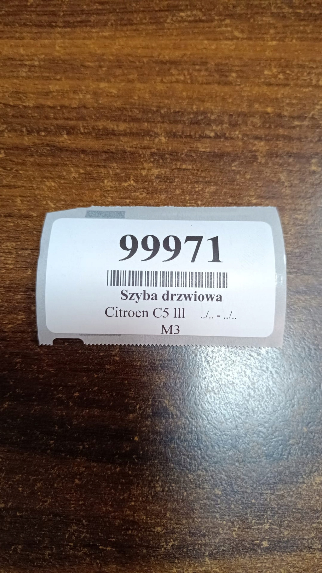 CITROEN C5 III KOMBI window door right rear part