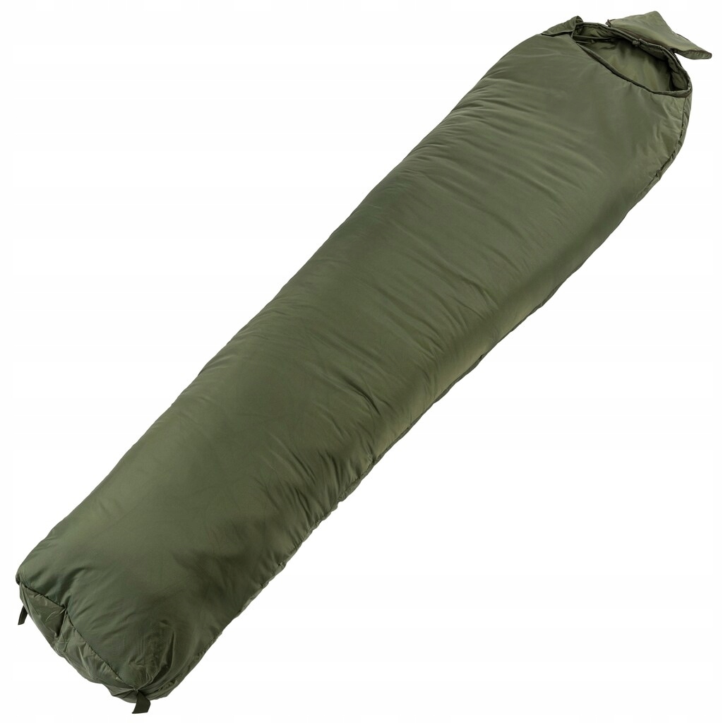 Vojenský turistický teplý spací pytel Mil-Tec Tactical 3 olive 230 cm