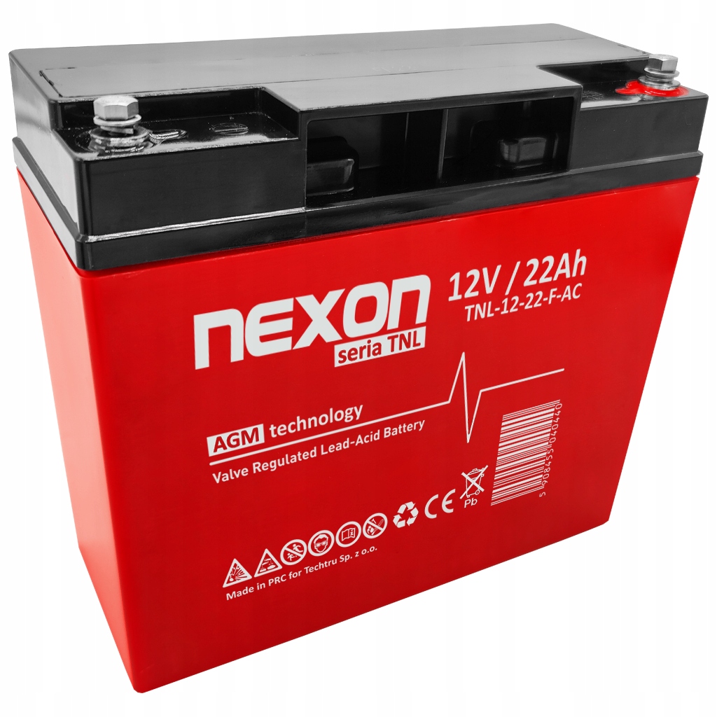 Akumulator Bezobsługowy Nexon Tnl 22-12 Vrla Agm 12V 22Ah Long Life