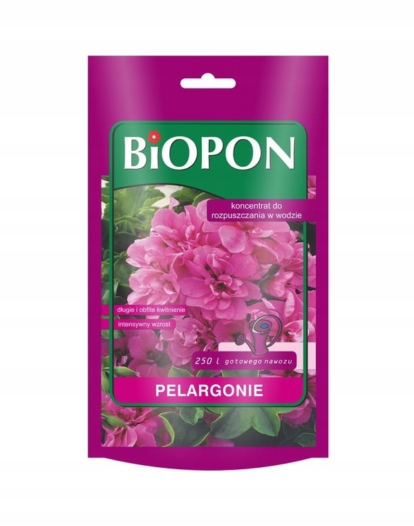 

Biopon koncentrat rozpuszczalny do pelargonii 250g