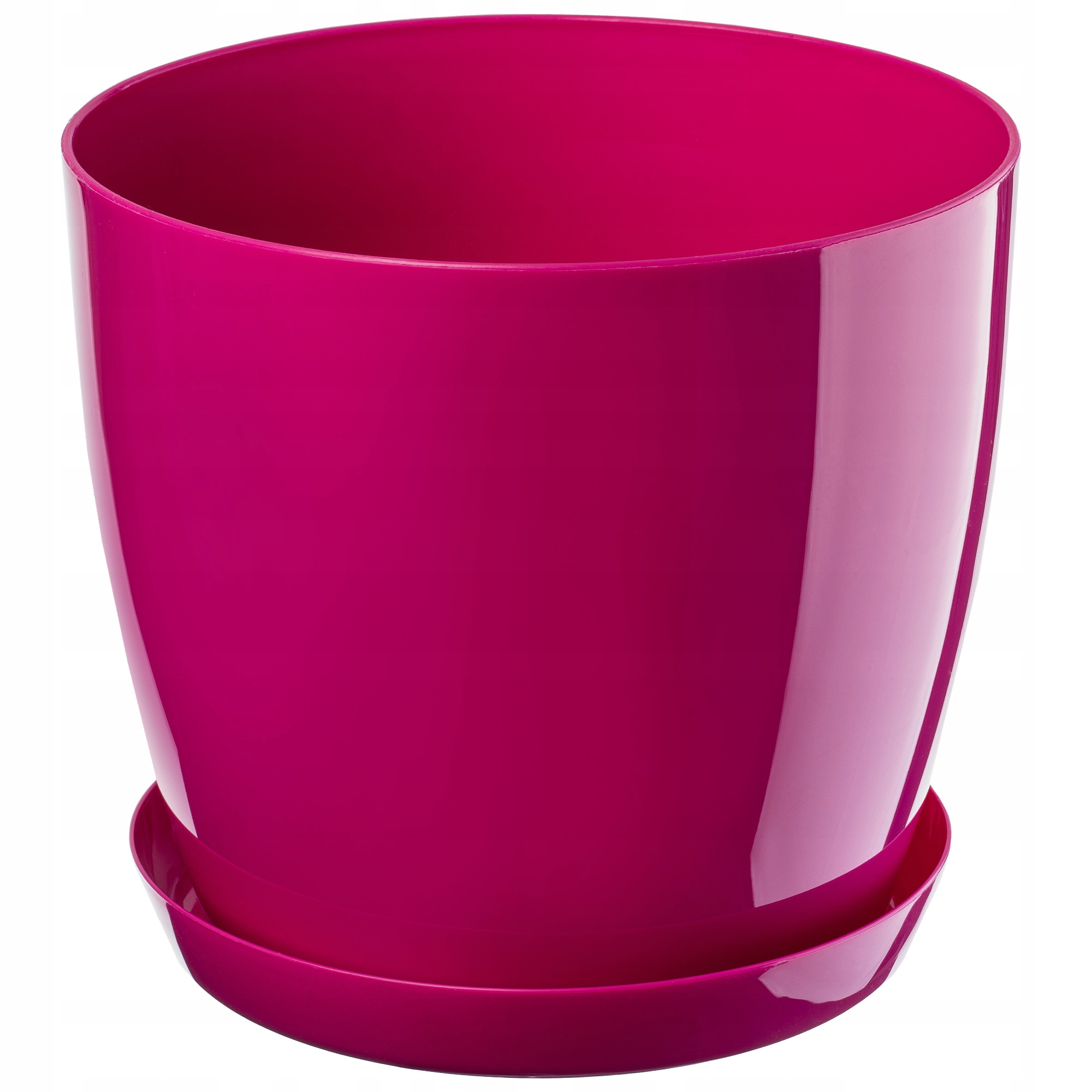 

Doniczka Osłonka Na Kwiaty Podstawka Fuksja 18cm