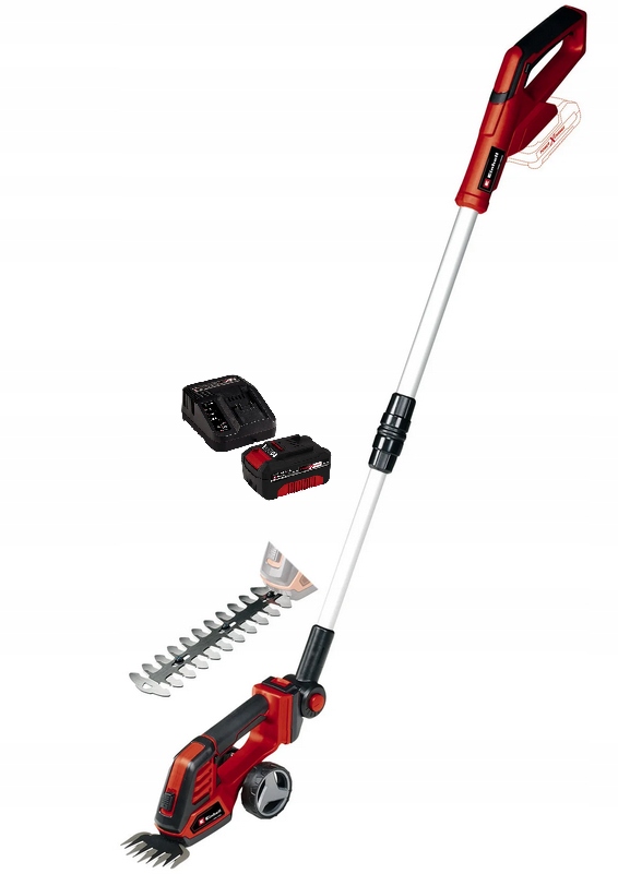 Einhell Nožnice Na Trávu A Živý Plot Aku Ge-cg 18/100 Li T Sada 4,0AH