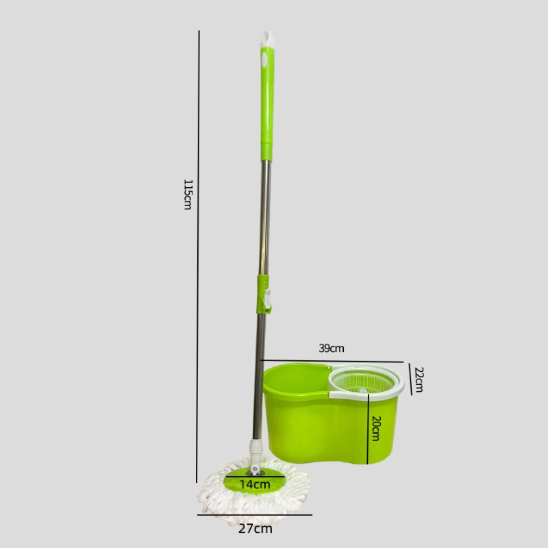 MAGICZNY MOP Obrotowy + 2 WKŁADY WIADRO WYCISKACZ Model H34