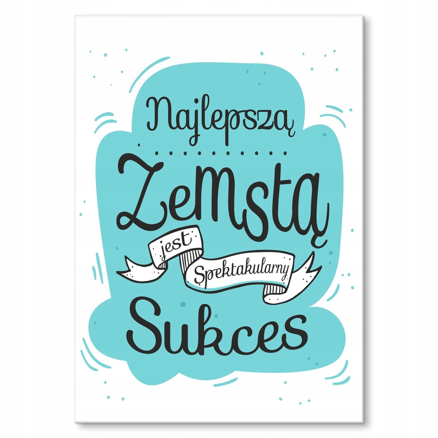 Kovový plakát Pomsta Šild Plech 30 x 42 cm Dárek