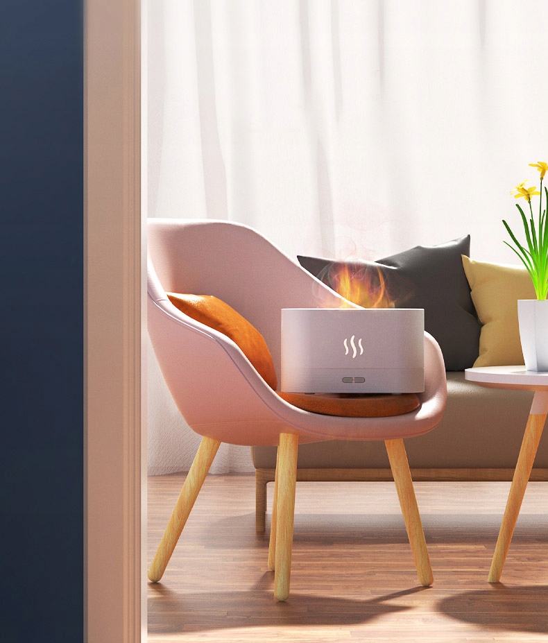 NAWILŻACZ POWIETRZA IMITUJE OGIEŃ KOMINEK EFEKT OGNIA PŁOMIEŃ OGIEŃ LED Marka APPIO