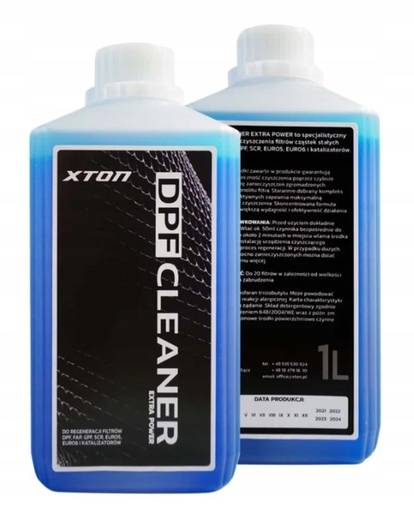 Aktívny čistič Dpf/fap filter extra silný 1l Dpf/fap Cleaner Xton