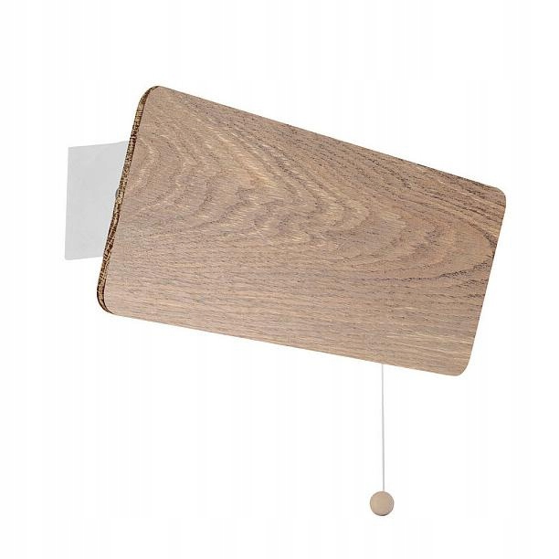 Nástenné svietidlo Oslo Biela Hnedá 1xE14 Nástenné svietidlo Do izby Domácnosť Moderné