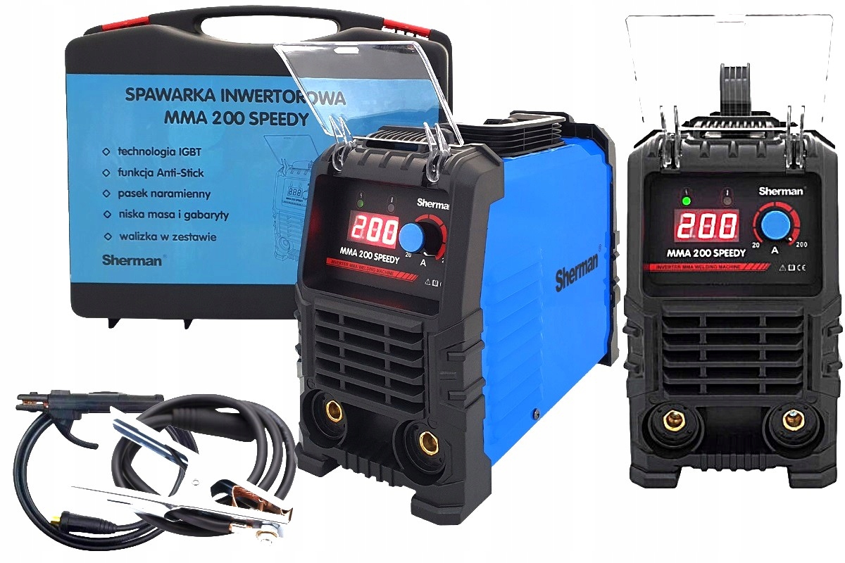 Spawarka inwertorowa Mma 200 Speedy z Walizką Sherman