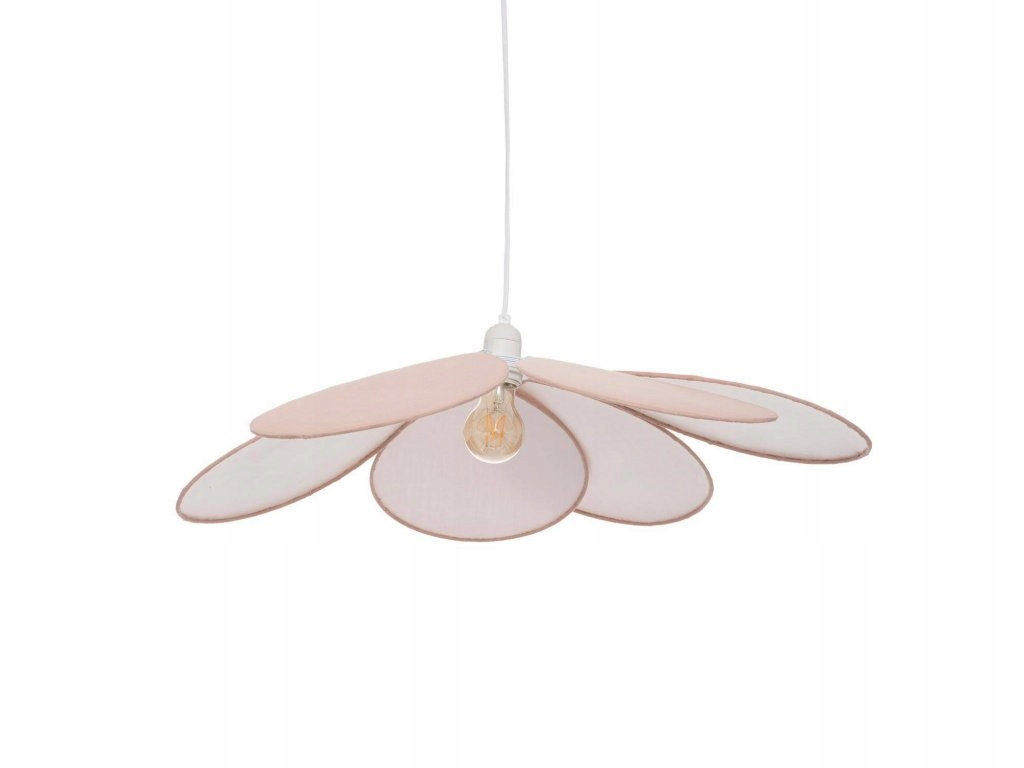 Květinová stropní lampa Okai, růžová, 64 x 18 x 64 cm