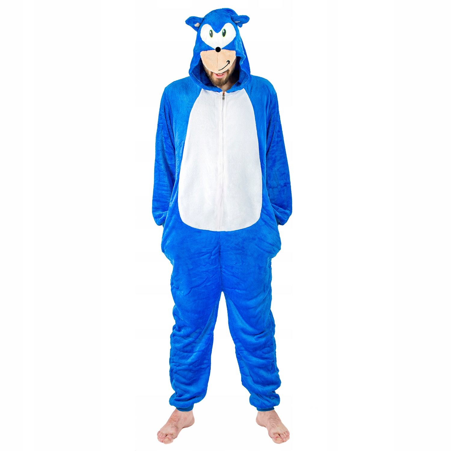 KOSTIUM PIŻAMA KIGURUMI ONESIE DRES PRZEBRANIE SONIC ROZMIAR M Model Kostium Onesie SONIC