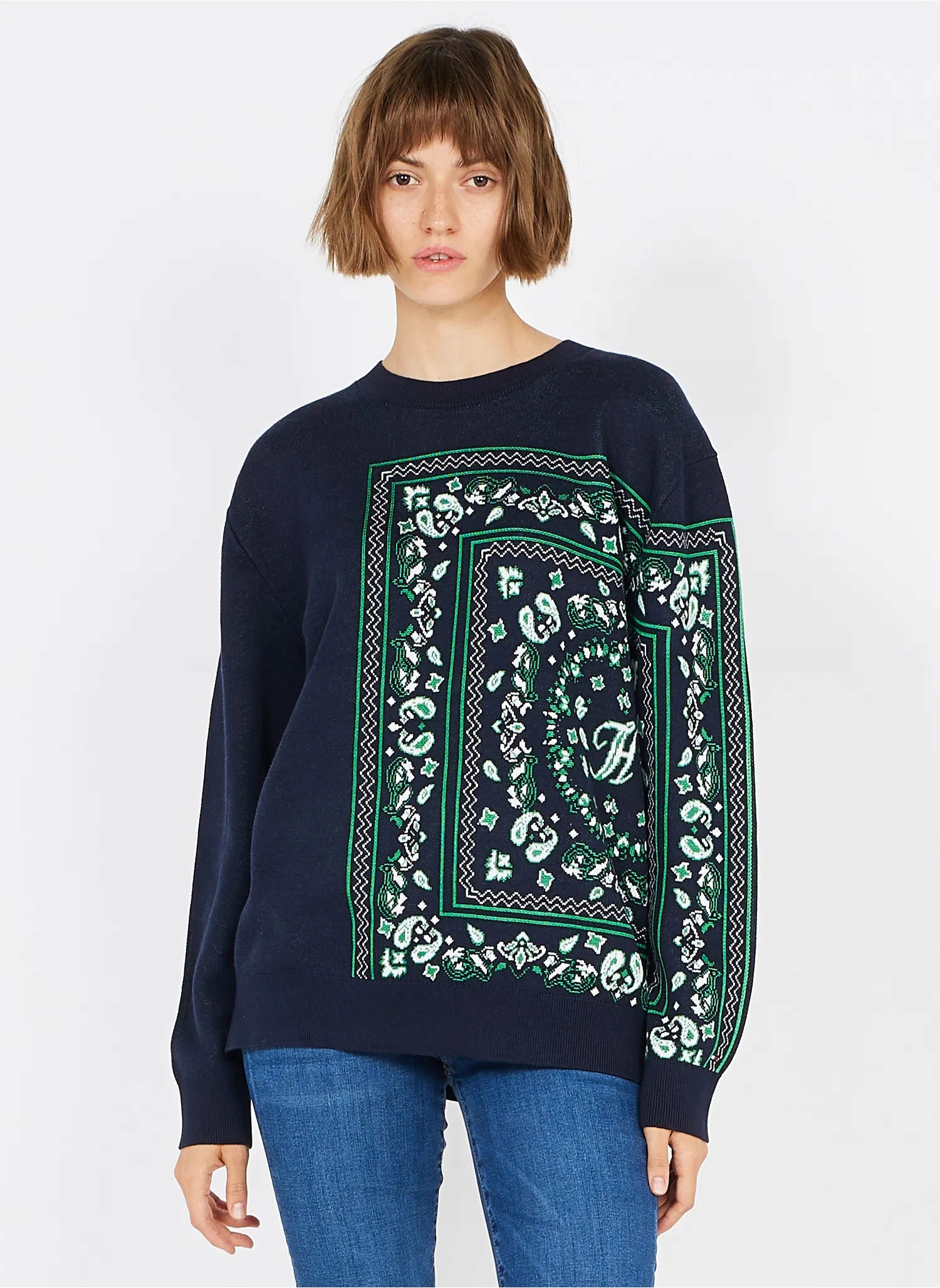 Tommy Hilfiger Svetr Nákrčník C Nk velikost L