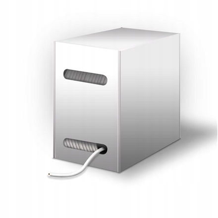 Goobay Cat 5e Masivní kabel U/utp, nestíněný šedý 305 m