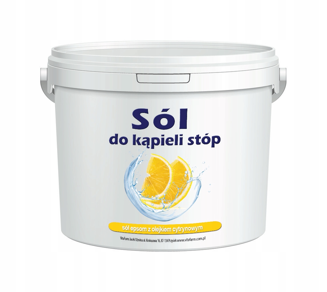 SÓL EPSOM DO KĄPIELI STÓP Z OLEJKIEM CYTRYNOWYM