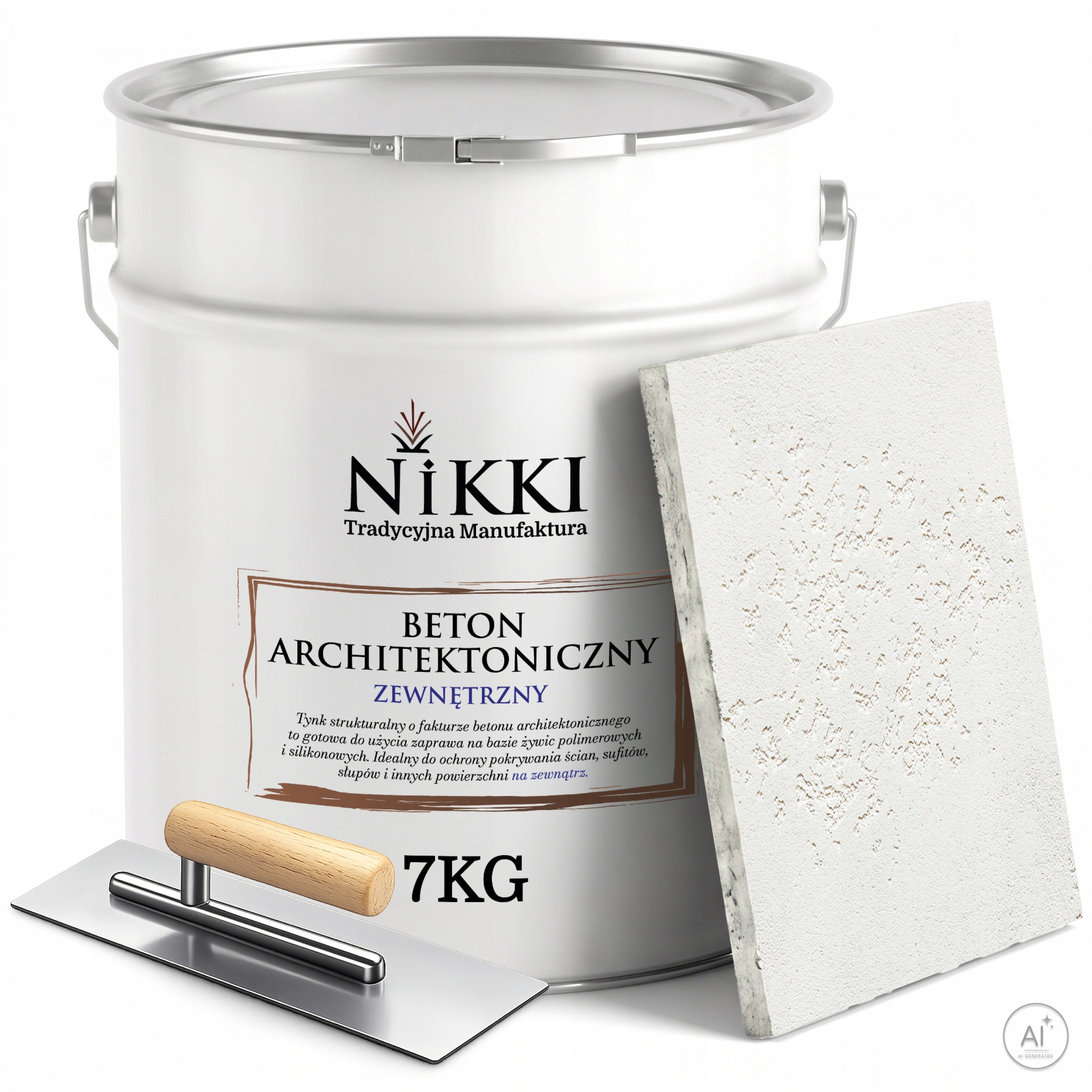 Architektonický fasádní beton 5 m2 7 kg, barva bílá Paca