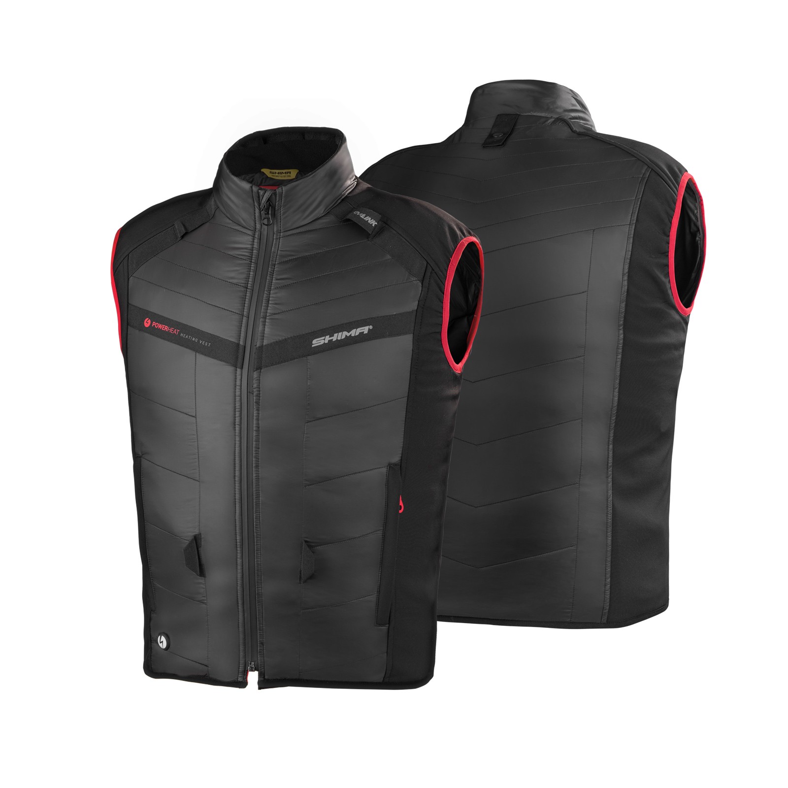Shima POWERHEAT VEST M kamizelka motocyklowa Kolor czarny