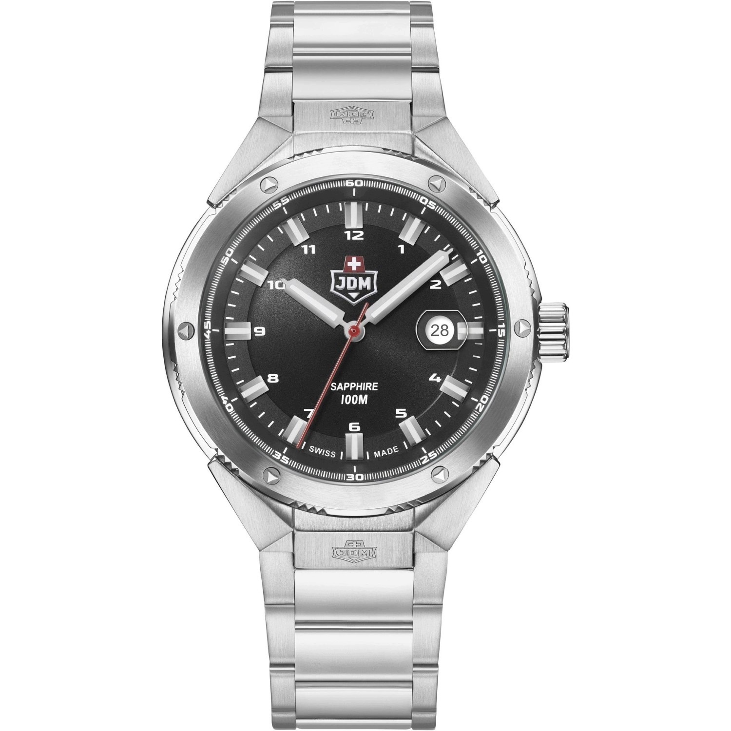 Zegarek Męski Jdm Military JDM-WG034-01 srebrny