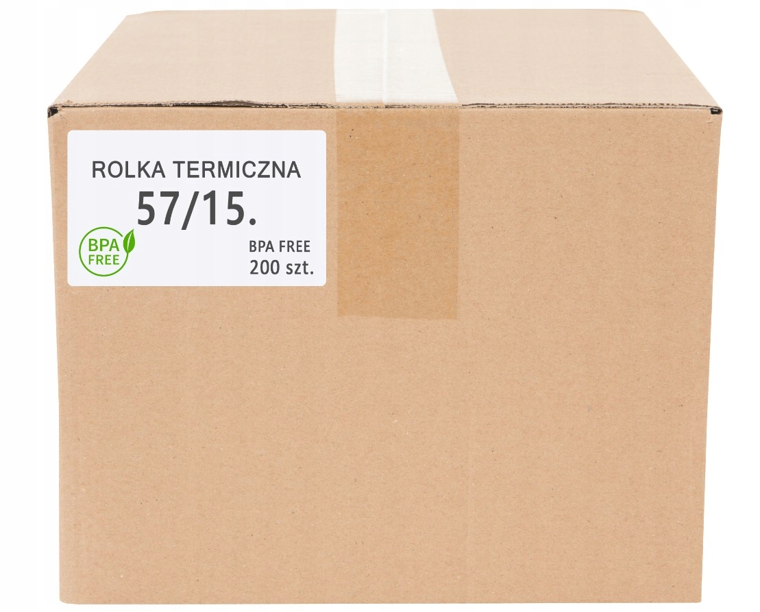 

Rolki termiczne 57x15 Vat (1 Karton 200 Szt.)