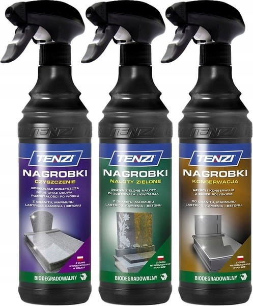 Levně Sada Tenzi pro čištění a konzervaci náhrobků 3x600 ml